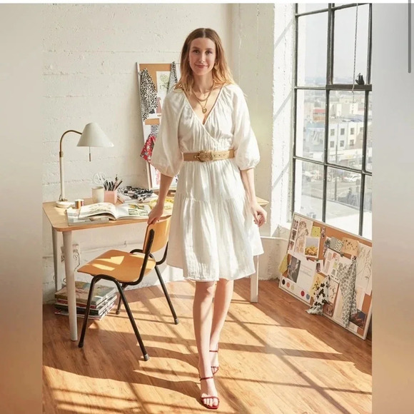 LOVE, WHIT BY WHITNEY PORT WRAP DRESS, NWT - Picture 2 of 10